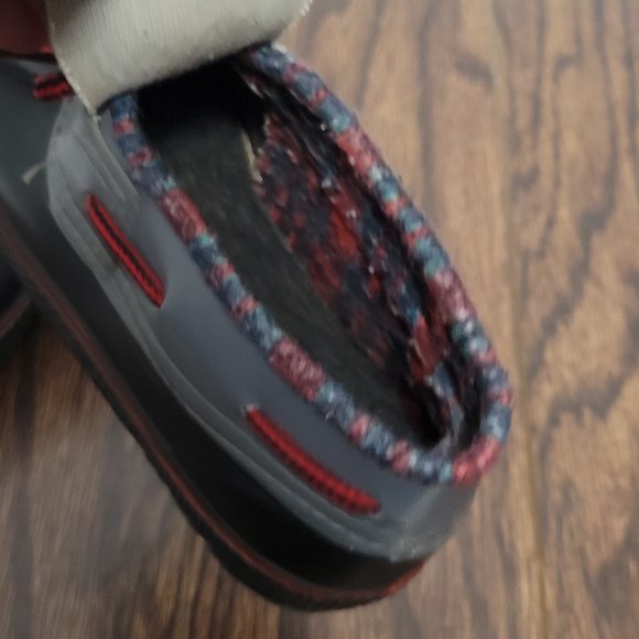 Warner Bros. 97' Batman Wellie Bootie Duck Shoes Lace Up Waterproof Rain Boot - Picture 3 of 8